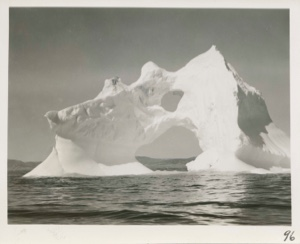 Image: Iceberg with two holes